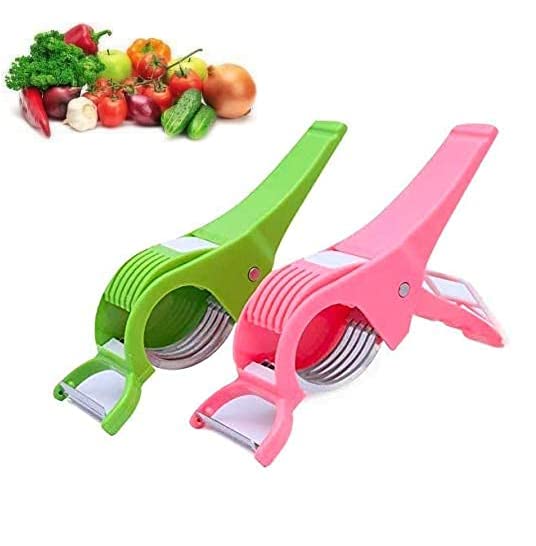 2 in 1 Vegetable Cutter With Peeler