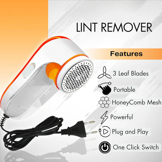 Portable Lint Remover With Power Cord