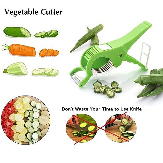 2 in 1 Vegetable Cutter With Peeler