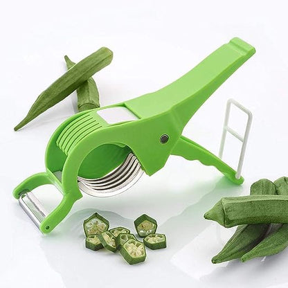 2 in 1 Vegetable Cutter With Peeler